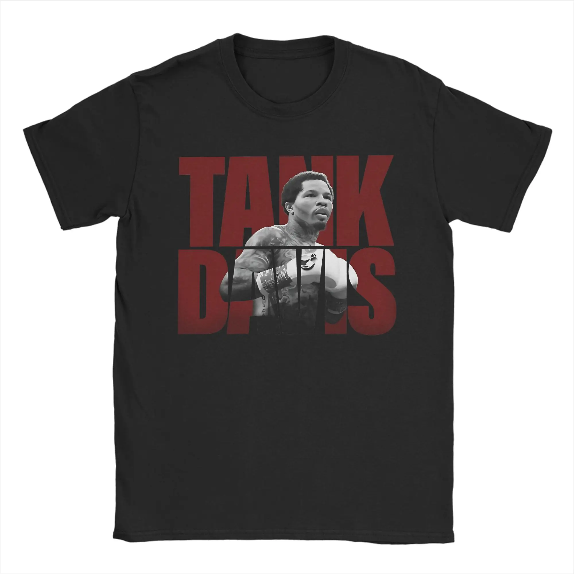 

Мужские футболки Gervonta Davis, топы из чистого хлопка, новинка, футболки с короткими рукавами и круглым вырезом, идея подарка, футболки