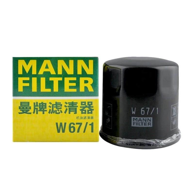 

MANN FILTER W67/1 Oil Filter For SUBARU Legacy Liberty Outback Forester Impreza NISSAN 370Z INFINITI ESQ EX FX KIA Carens MW64/1