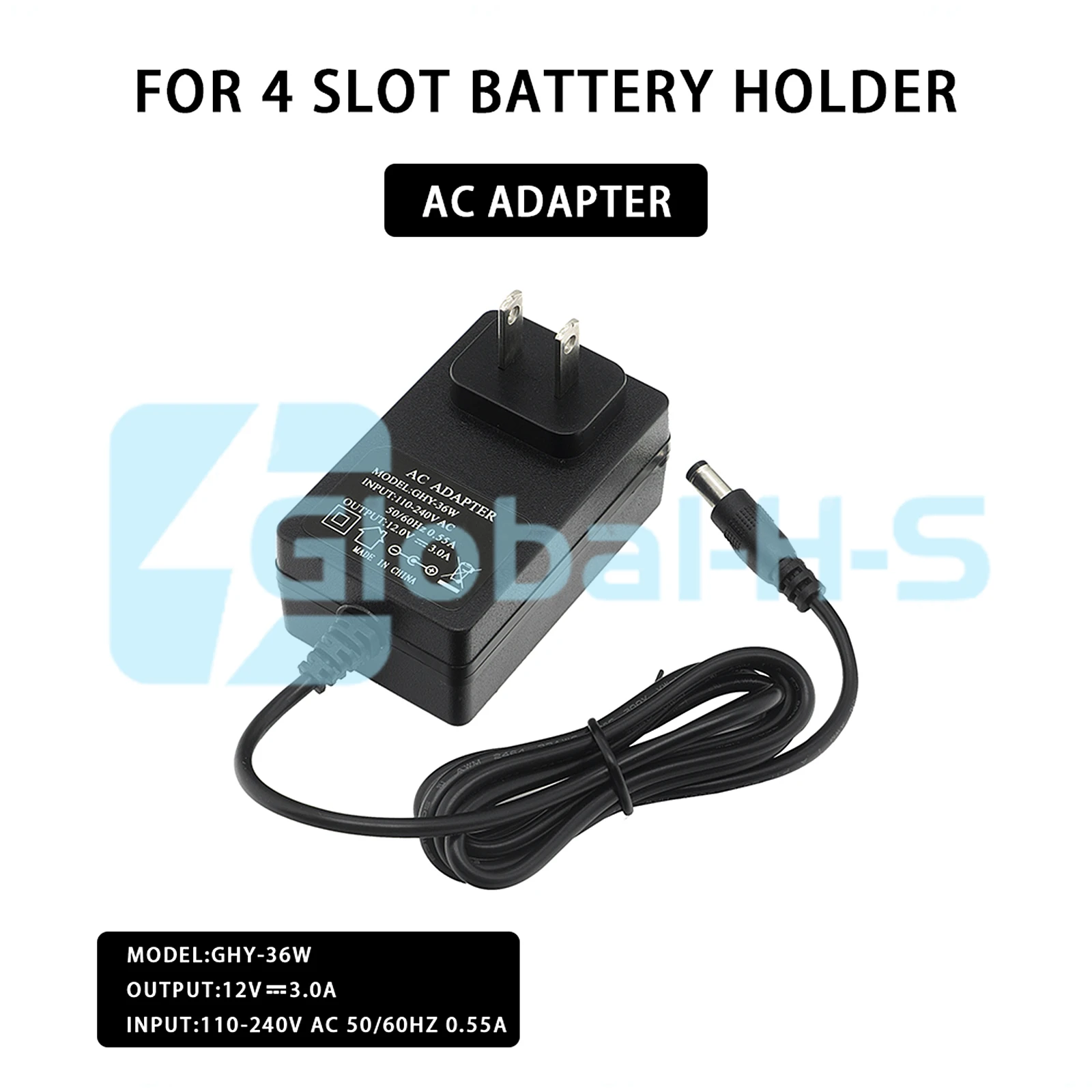 New 4-Slot Battery Charging Cradle & Adapter power For Zebra MC3200 MC330M/K