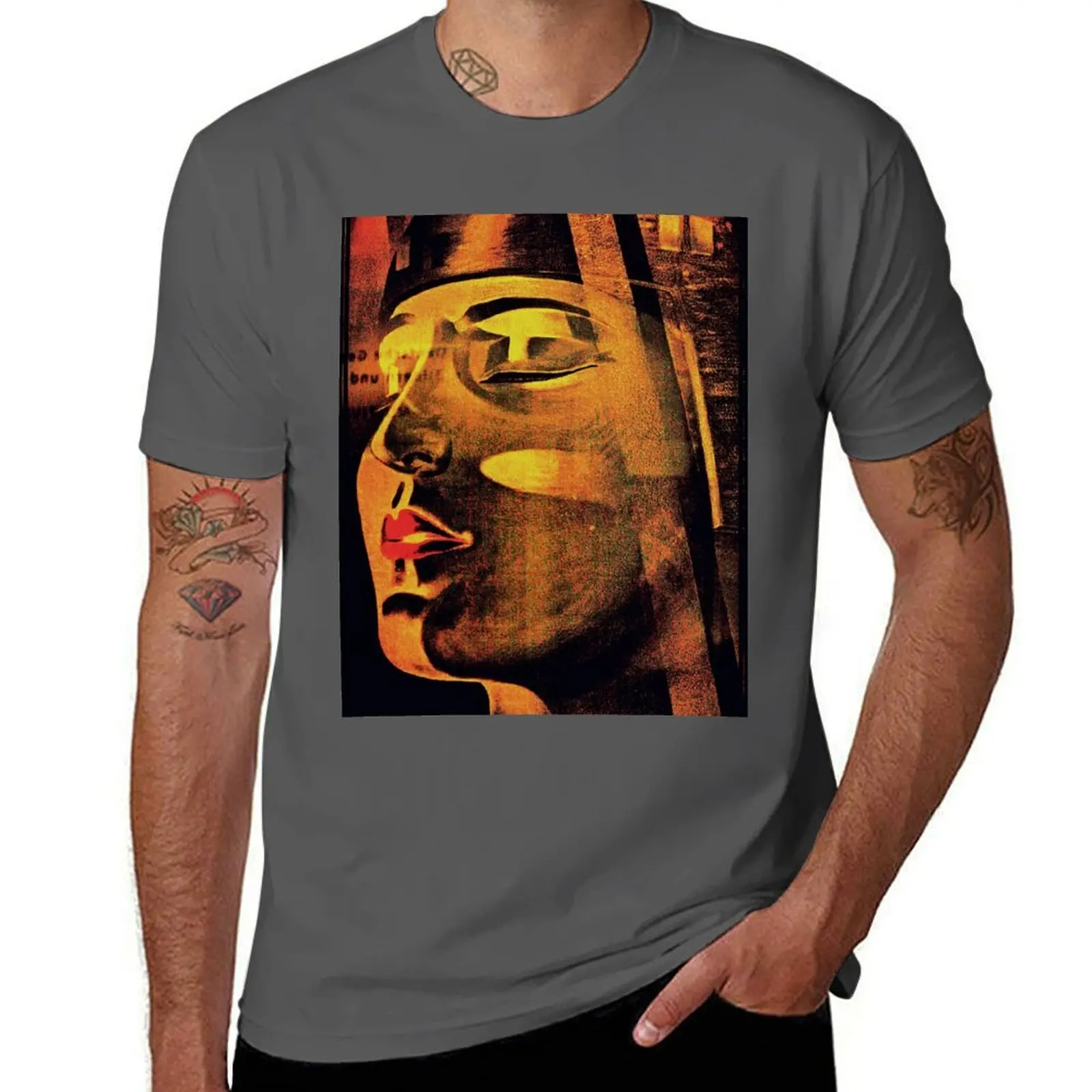 

METROPOLIS by Fritz Lang Deutsche Science Film Promotion Wall Art T-Shirt Plus Size Outdoor Casual Top