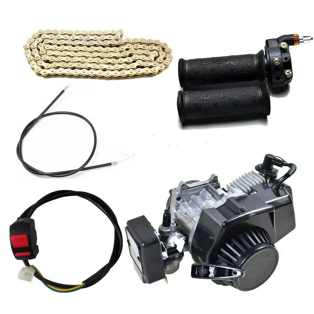 47c 49cc 2 stroke Pull Start Engine Motor Kit Pocket Quad Bike ATV Buggy Go Kart