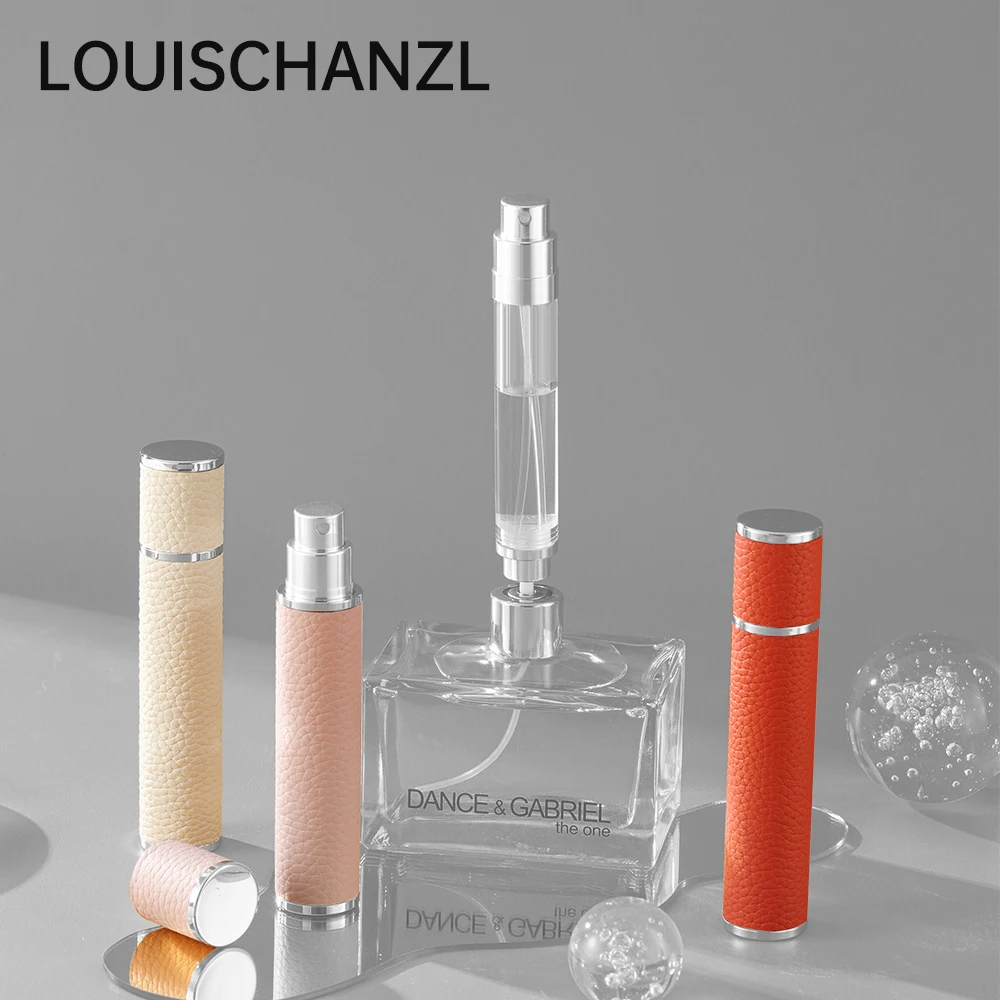 

Louischanzl 10ml magnet Perfume Atomizer Bottle Portable leather Sprayer for Boarding Tight Sealing Travel Perfume Spray gift