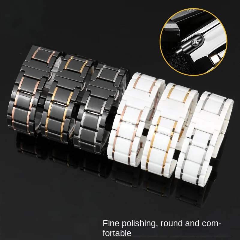 20mm 22mm Ceramic Watch Strap Bracelet for Huawei GT Watch Band GT2/3 GT3 Pro Honor Magic Smart Band Watch2 Pro Honor Men Women