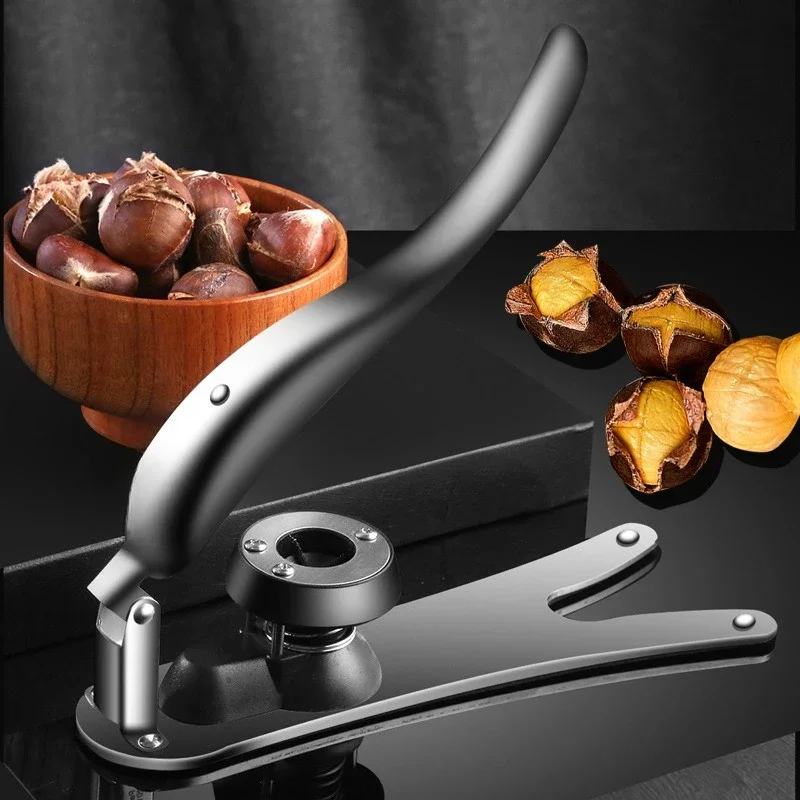 Otwieracz ze stali nierdzewnej 304, przyrząd do łuskania kasztanów, klips do łuskania i urządzenie do obierania, otwieracz do surowych kasztanów