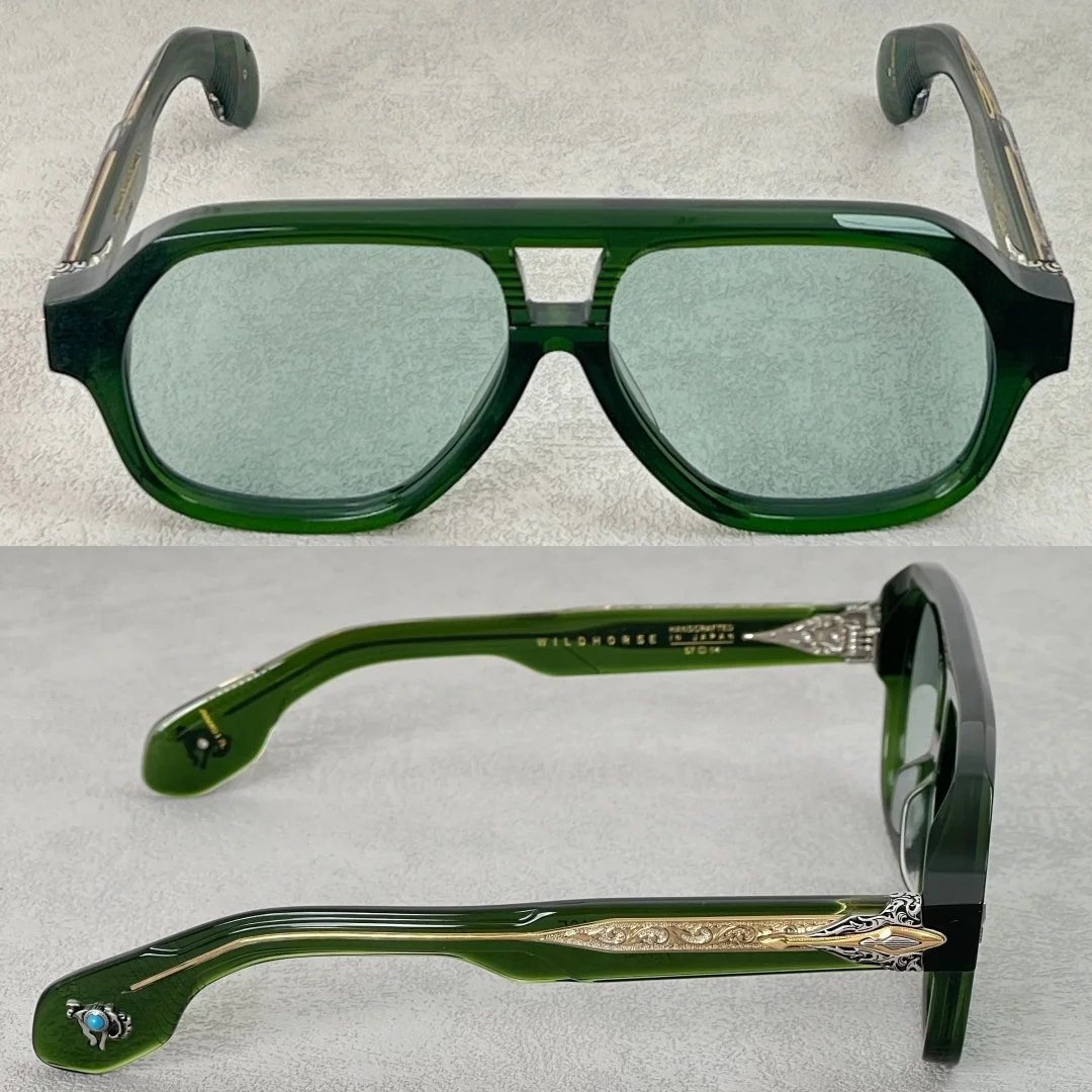 

JMM WILDHORSE толстые овальные солнцезащитные очки унисекс из ацетата винтажные UV400 поляризационные ретро деловые уличные очки