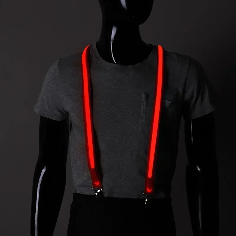 La correa para el hombro emisora de luz LED es adecuada tanto para hombres como para mujeres y es perfecta para bodas, conciertos, etc.