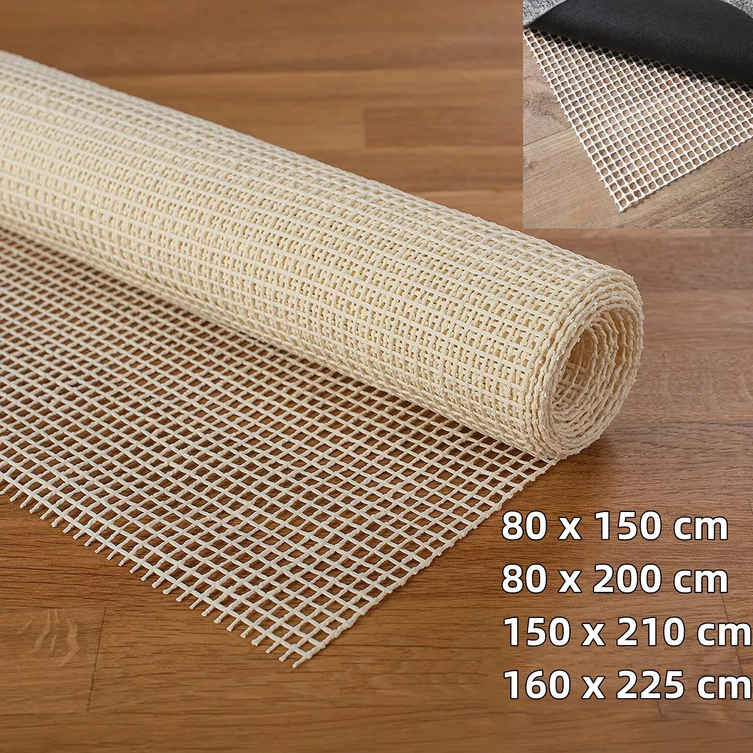 [EU Stock] PVC Foaming Non Slip Mat Mattress Sofa Mat Antiskid Net Cloth Household Carpet Yoga Mat Anti-skid Fixing Base