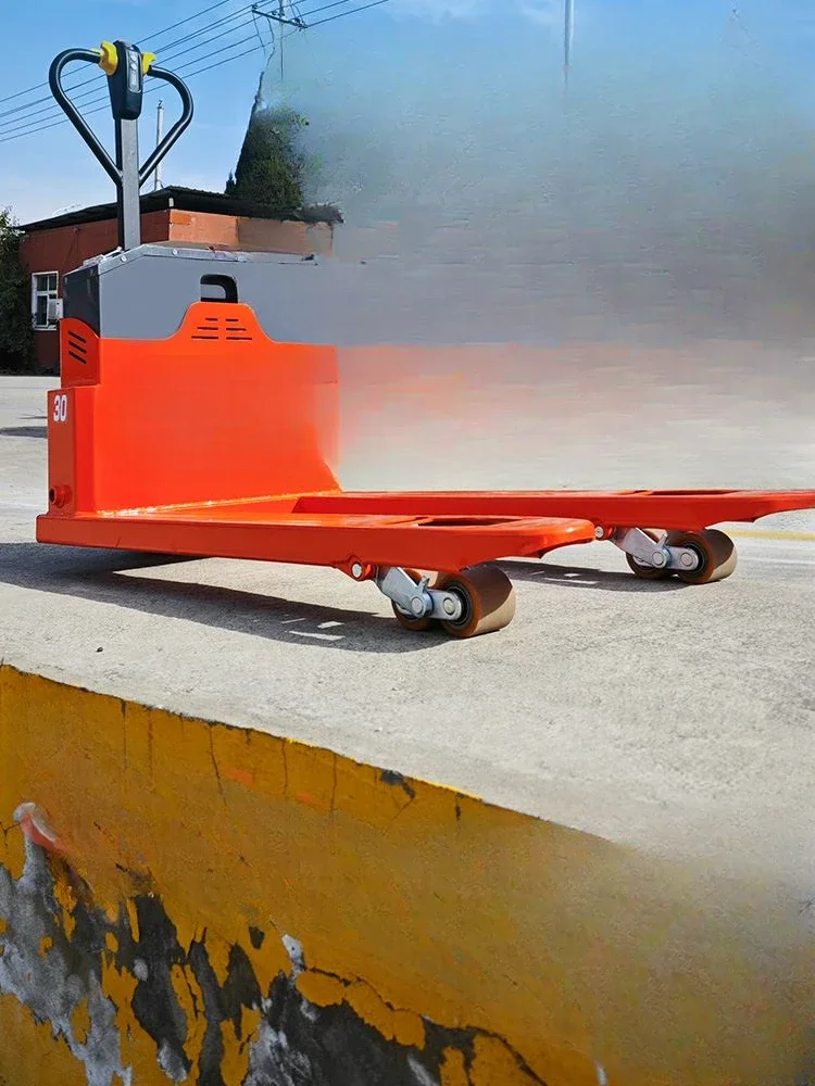 Baustellager, hydraulischer Hubwagen, Entladepalette, 3 Tonnen