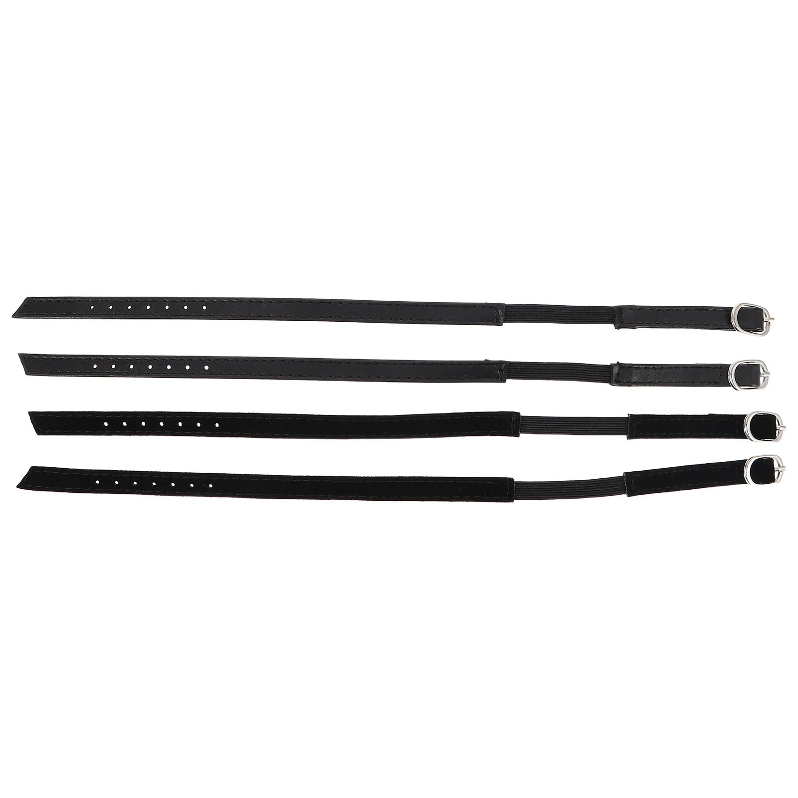 สายรัดรองเท้าส้นสูงแบบปรับได้ 4 ชิ้น สำหรับรองเท้าส้นหลวม สายรัดข้อเท้าสำหรับผู้หญิง ใส่ไปงานปาร์ตี้หรือทำงานได้