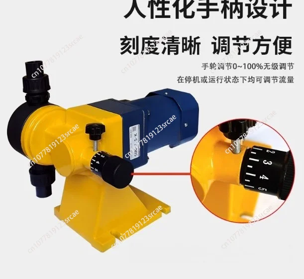 Small new electric cast aluminum corrosion-resistant acid and alkali 304 stainless steel PVC dosing chemical pump, available