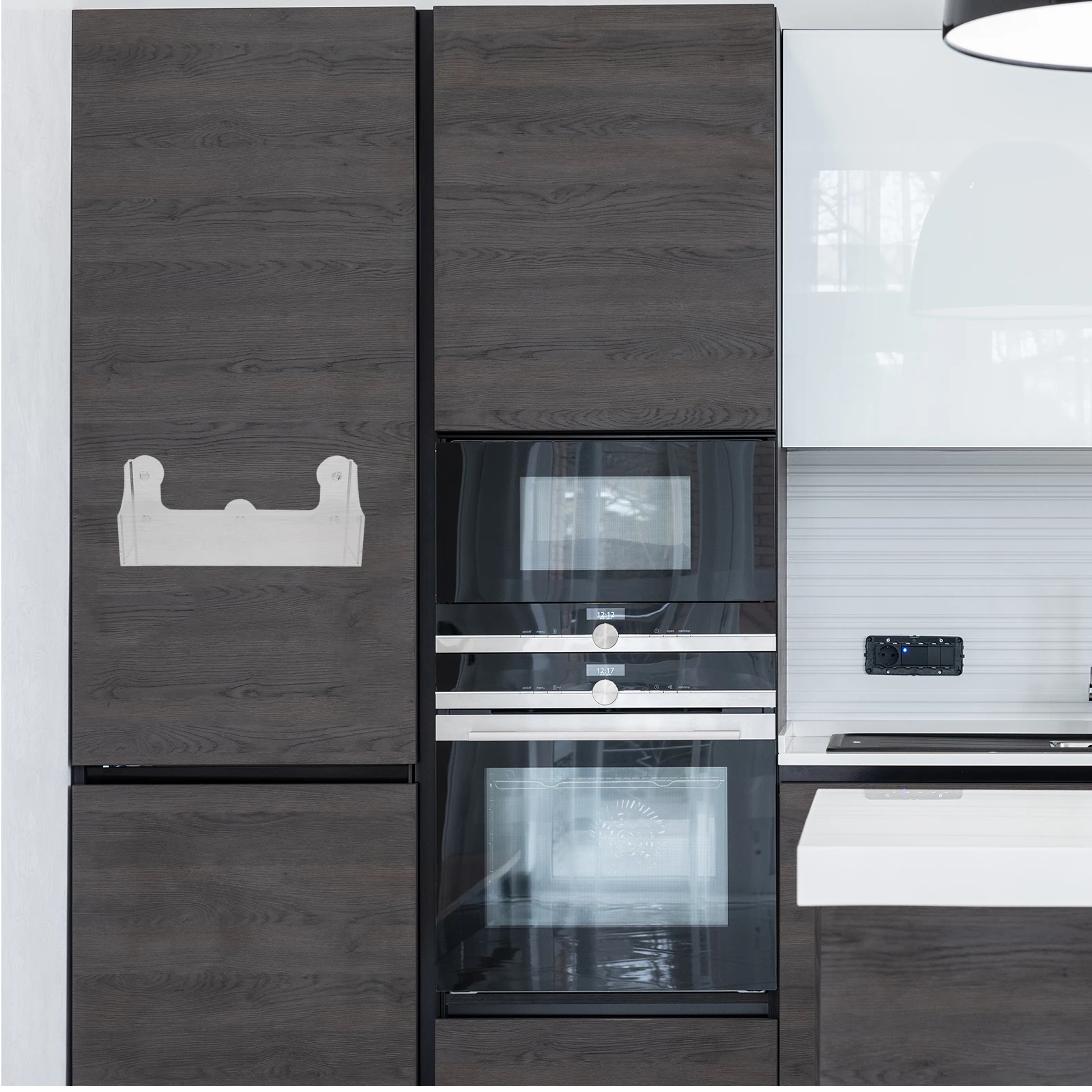 

Suction Cup Storage Rack Acrylic Refrigerator Side Fridge Holder Soft Drink Spice Sucker Shelf Glass Surface Compatibility