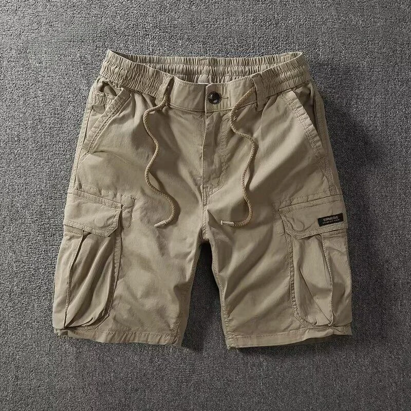 

American Style Sporty Four-Five Inch Short Shorts Loose Quick Dry Large Size Five-Piece Men's Thin Workwear Mid-Pants