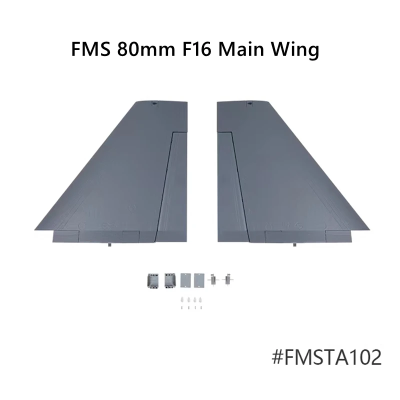 FMS 80mm Ducted Fan EDF Jet F16 F-16 Fuselage Main Wing EPO Foam RC Airplane Model Plane Aircraft Avion pare Parts