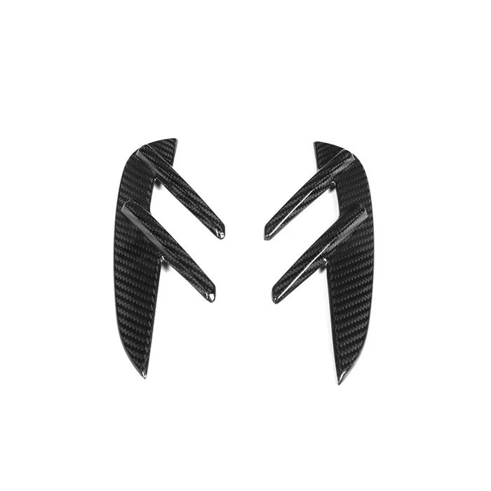 Dry Carbon Fiber Replacement Side Badges for BMW G80 G81 G82 G83 M3 M4 2021-IN OEM/MP Style Side Air Intake Cover Decor