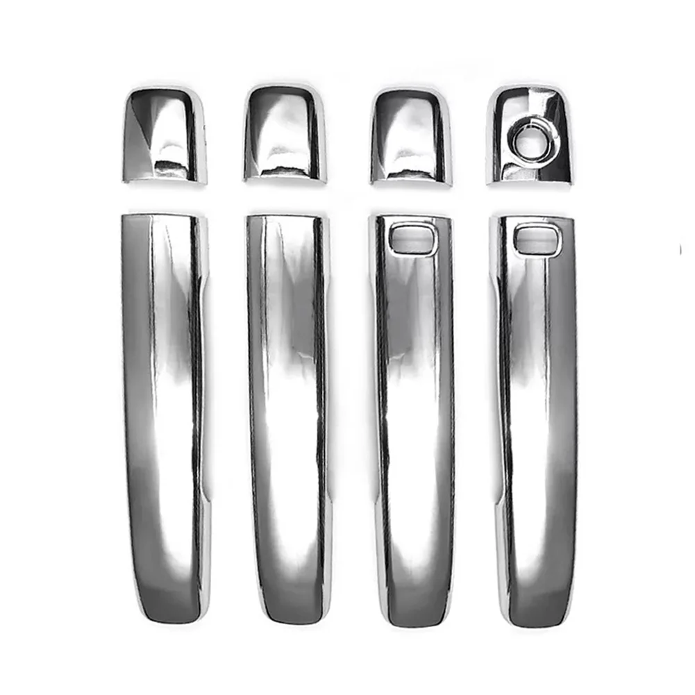 Car Side Smart Door Handle Cover Trim Set Bright Silver ABS Fit for Infiniti G25 G35 G37 Sedan 2009 2010 2011 2012 2013 image 4