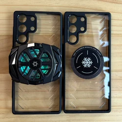 For Nubia Red Magic 10 Pro Plus Heat Dissipation Cooling Fan Case Red Magic 10 Pro Magnetic Hole Drop Resistance Rugged Cover