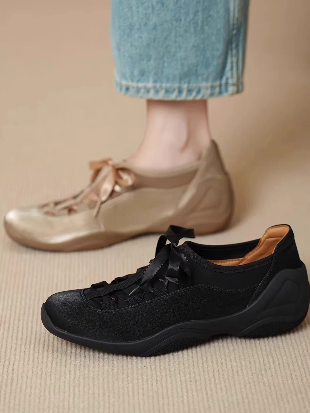 mocassins-decontractes-pour-femmes-en-cuir-souple-a-semelle-epaisse-style-ballerine-a-enfiler-a-bout-profond-avec-nœud-chaussures-simples-tendance-pour-le-printemps