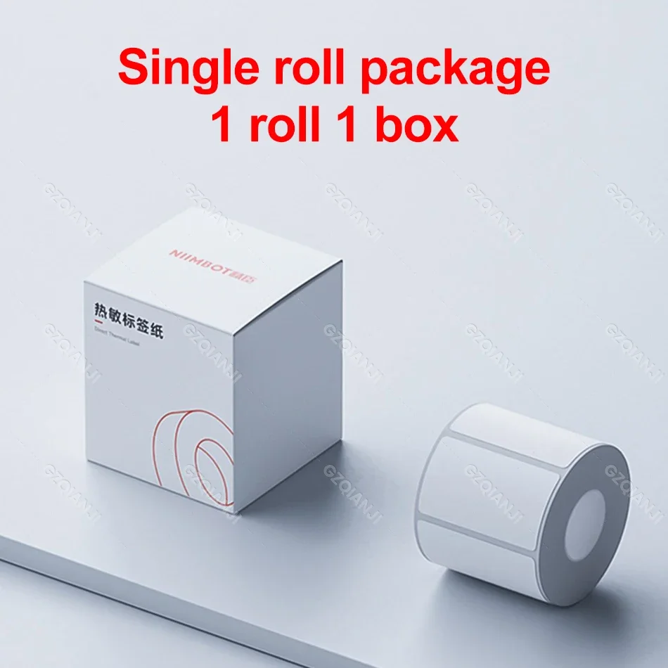 Niimbot 30-80mm Thermal Label Sticker Paper Roll White Color Cabel Transparents Rolls Paper for K3 Bluetooth Wifi 3 inch Printer