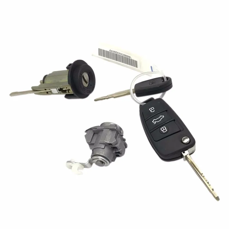 Whole Vehicle Lock Cylinder for Chery Kaiyi C3 C3R Remote Key Door Lock Ignition Lock Cylinder Remote Control Chip Assembly