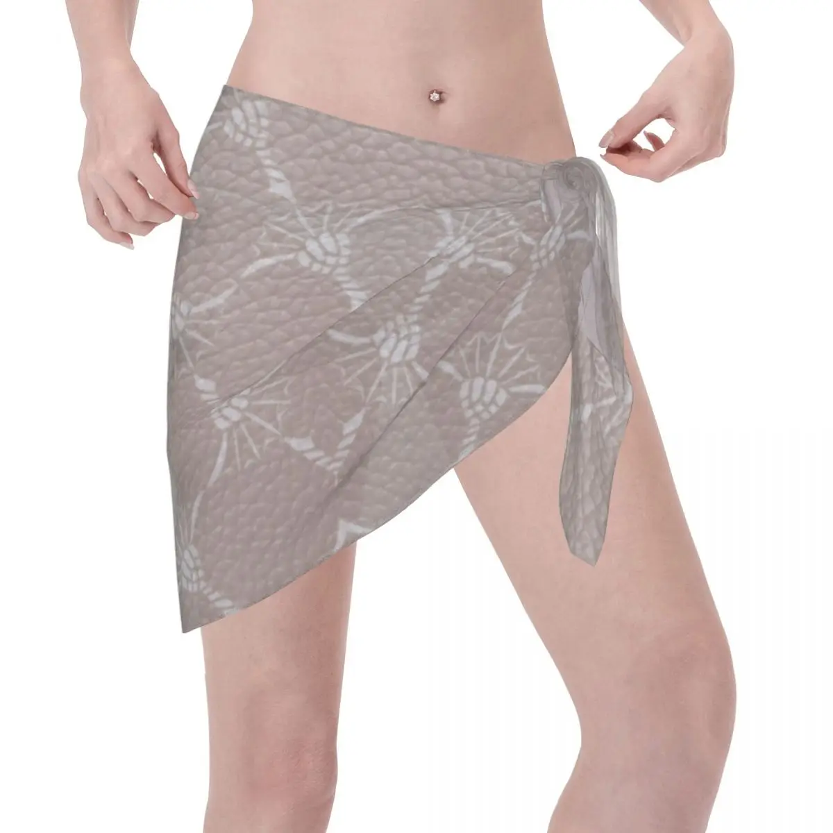 ที่กําหนดเองสําหรับชุดว่ายน้ํา J-joops รูปแบบผู้หญิงสั้น Sarongs Beach Wrap ผู้หญิงชายหาดบิกินี่ Wrap Sarongs ชุดว่ายน้ํา Coverups