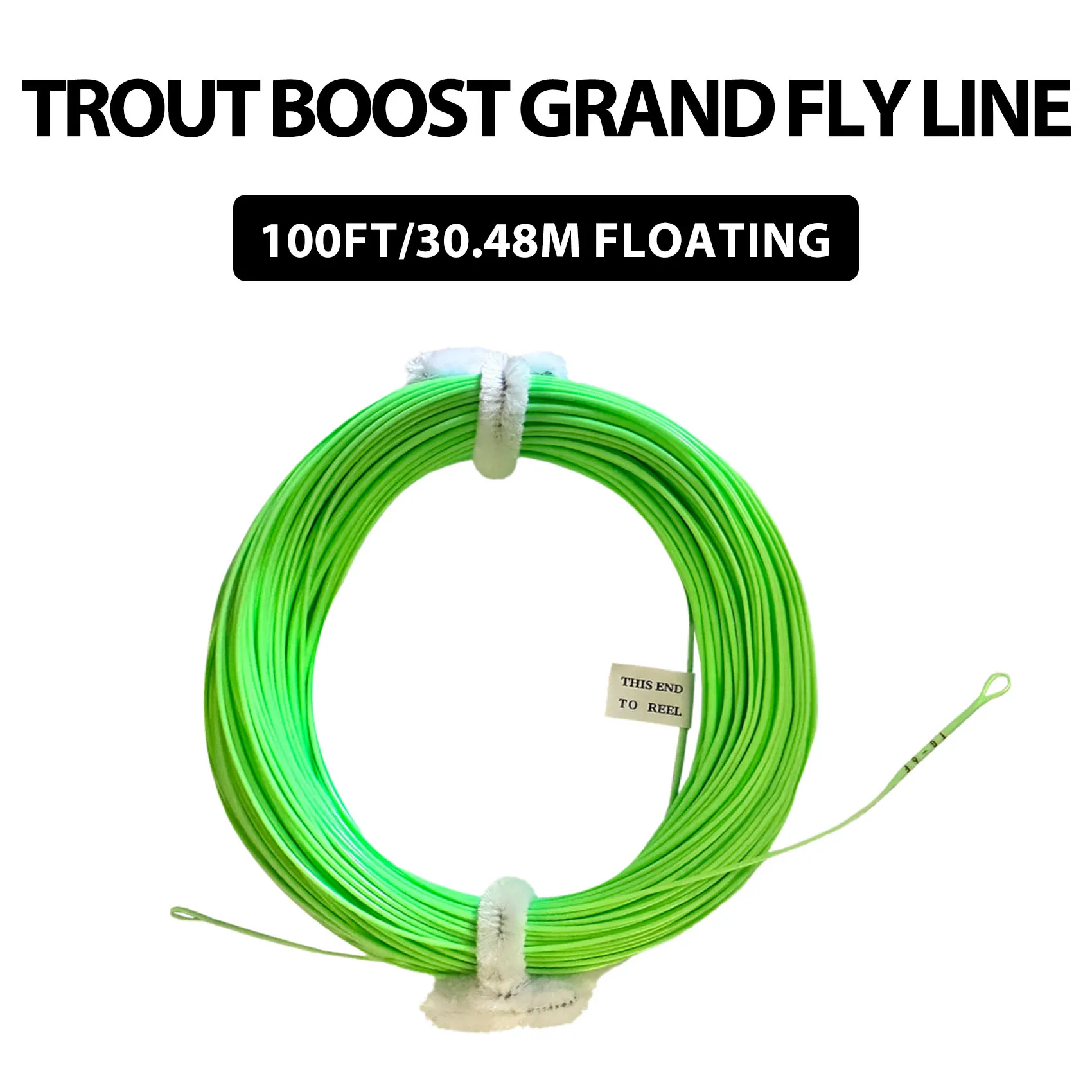 Trout Fly Line Trout Boost Grand Floating PVC Coated Braided Core for Big Flies, Powerful Turnover Reliable Freshwater Performan