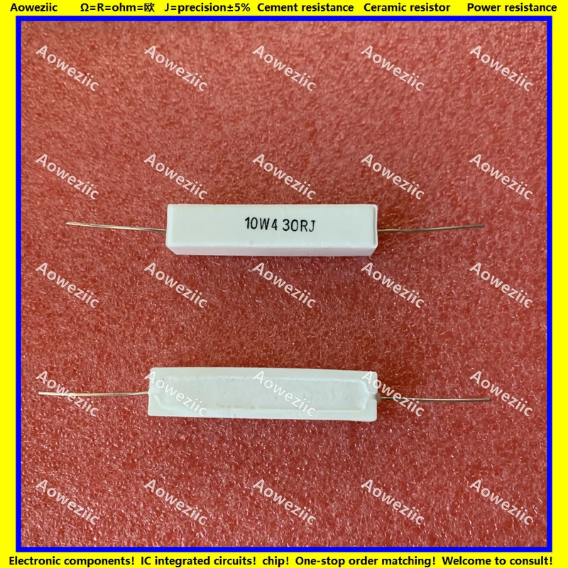 

10Pcs 10W 240R 250R 270R 300R 330R 360R 390R 430R 470RJ 500ΩJ 510RJ 560R 620R OHM Horizontal Cement Resistor ±5% RX27-5 SQP