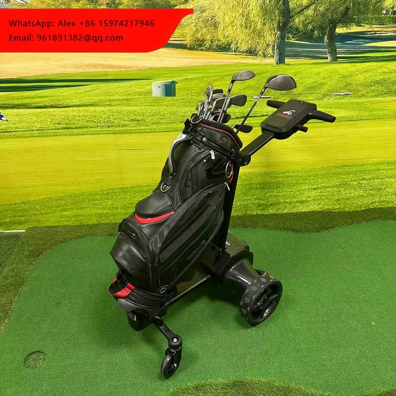 Manufacturer Durable Collapsible & Lightweight Golf Carts Golf Trolley Electric Lithium Remote Control