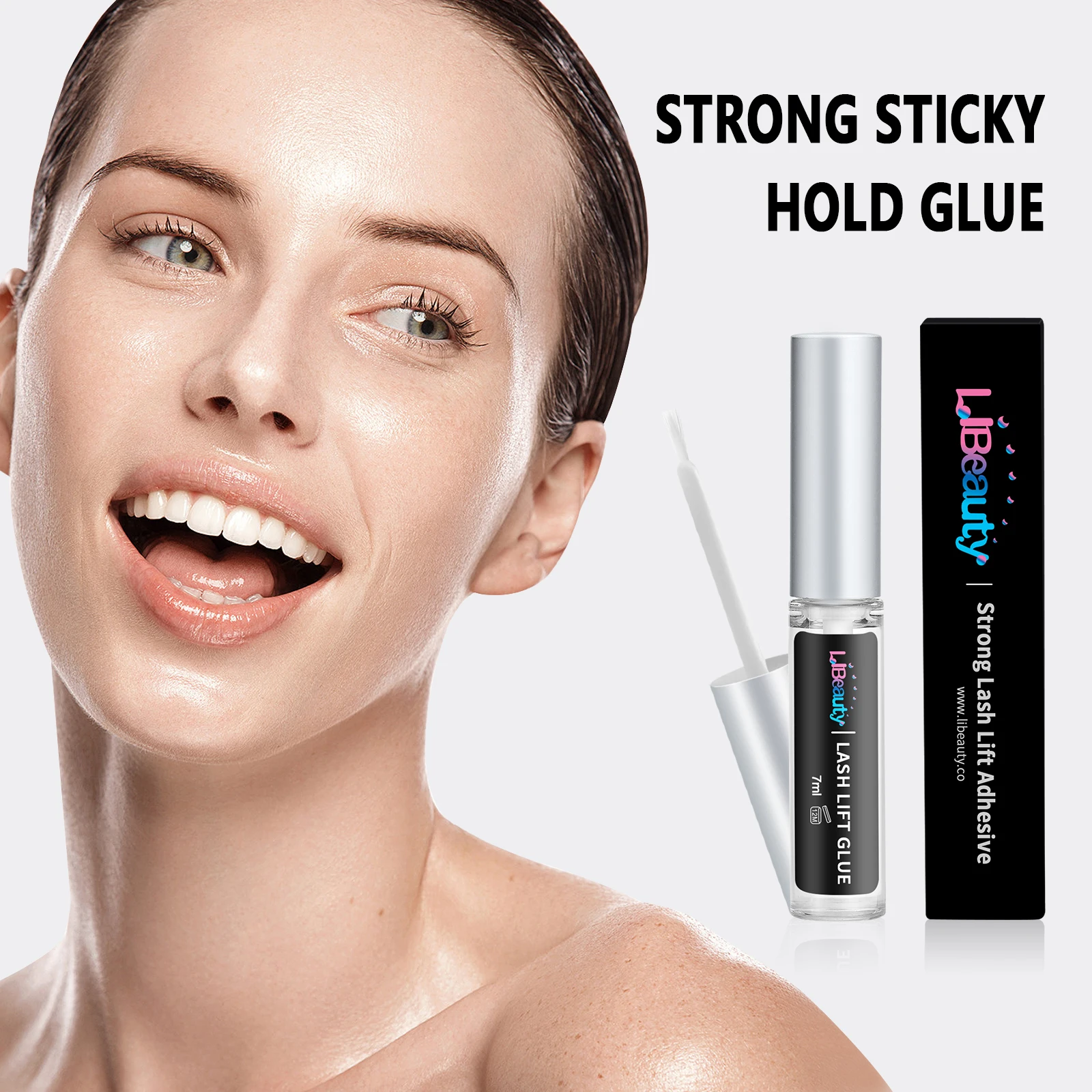 Libeauty 7ml Super Strong Lash Lift Glue Lash Lifting Adhesive Clear Eyelash Lifting Adhesive EyelashLift Glue Makeup Tools