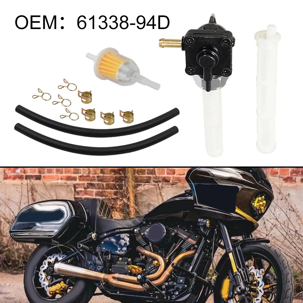 

Топливный кран с наружной резьбой, топливный клапан-переключатель для мотоциклов Harley, для FLST, FXST, FLT, FXD 1995-2001 гг.