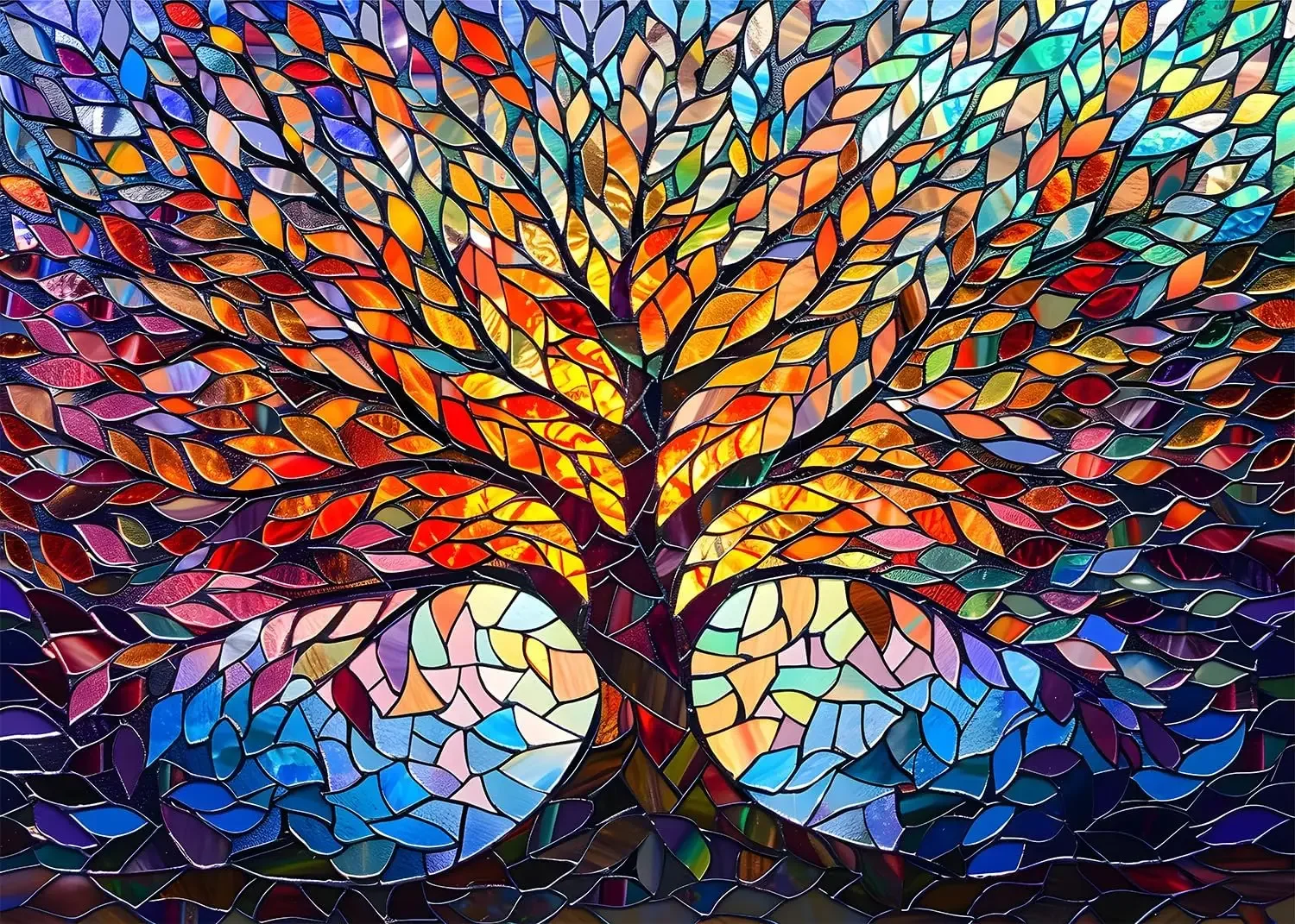 

Tree of Life Adult Wooden Puzzle 1000/500/300 Pcs Jigsaw Puzzles for Gameroom Bedroom Livingroom Party Gift Challenging Game