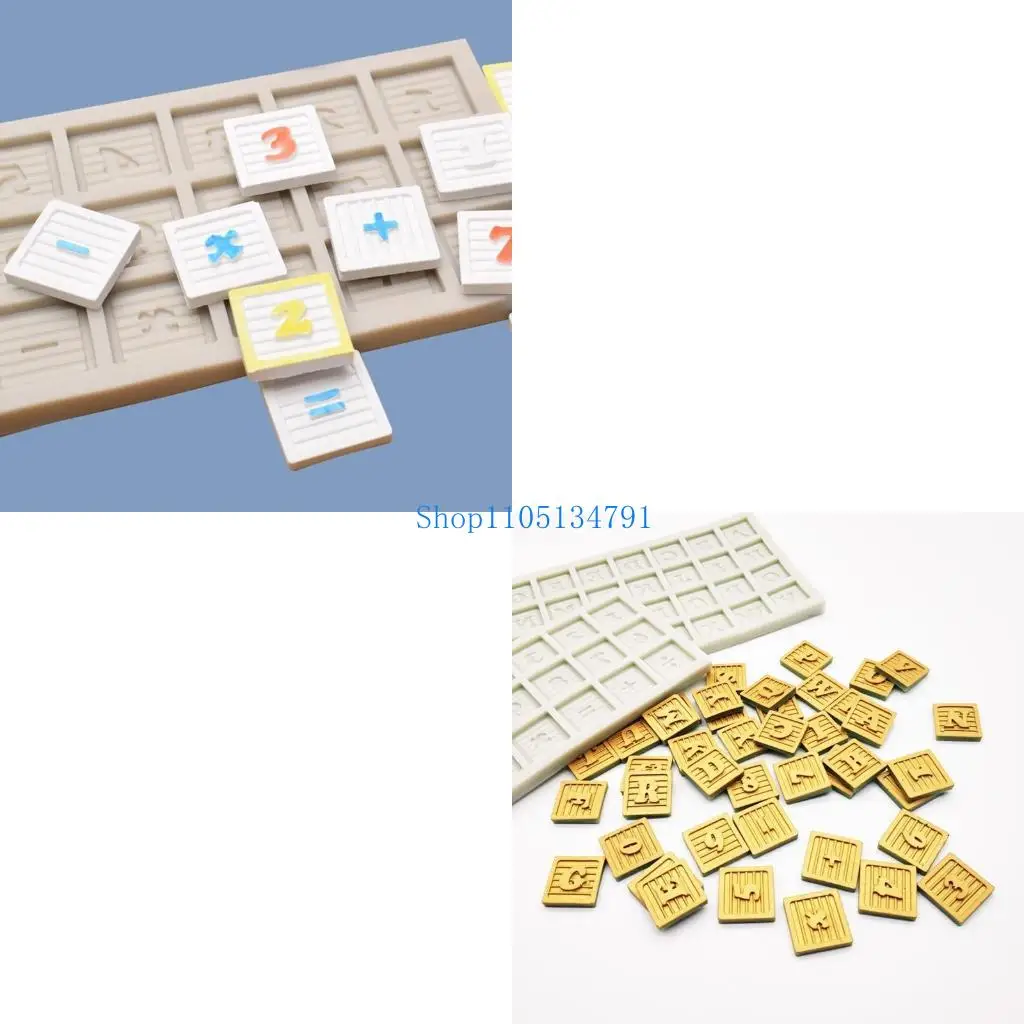 

98km Number Letter Silicone Moulds Fondant Decoration Gadgets Moulds Candy Molds for Kitchen Cake Fondant Chocolate Baking
