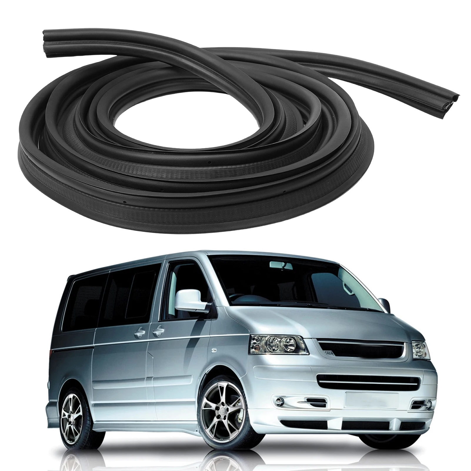 Tailgate Seal 7H0829193BH Transporter Rubber Seal Compatible with V.W. T5 Transporter