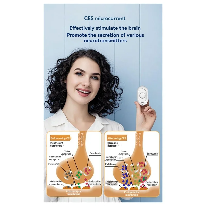 AB68 أداة مساعدة النوم المحمولة الجديدة مكركرنت مساعدة المحمولة جهاز تهدئة النوم تصميم ذكي ذكي