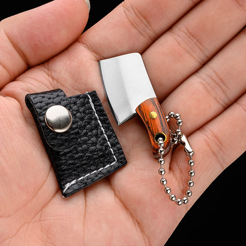 1pc Outdoor Mini EDC knife portable express parcel special knife multi function bottle opener key chain small kitchen knife