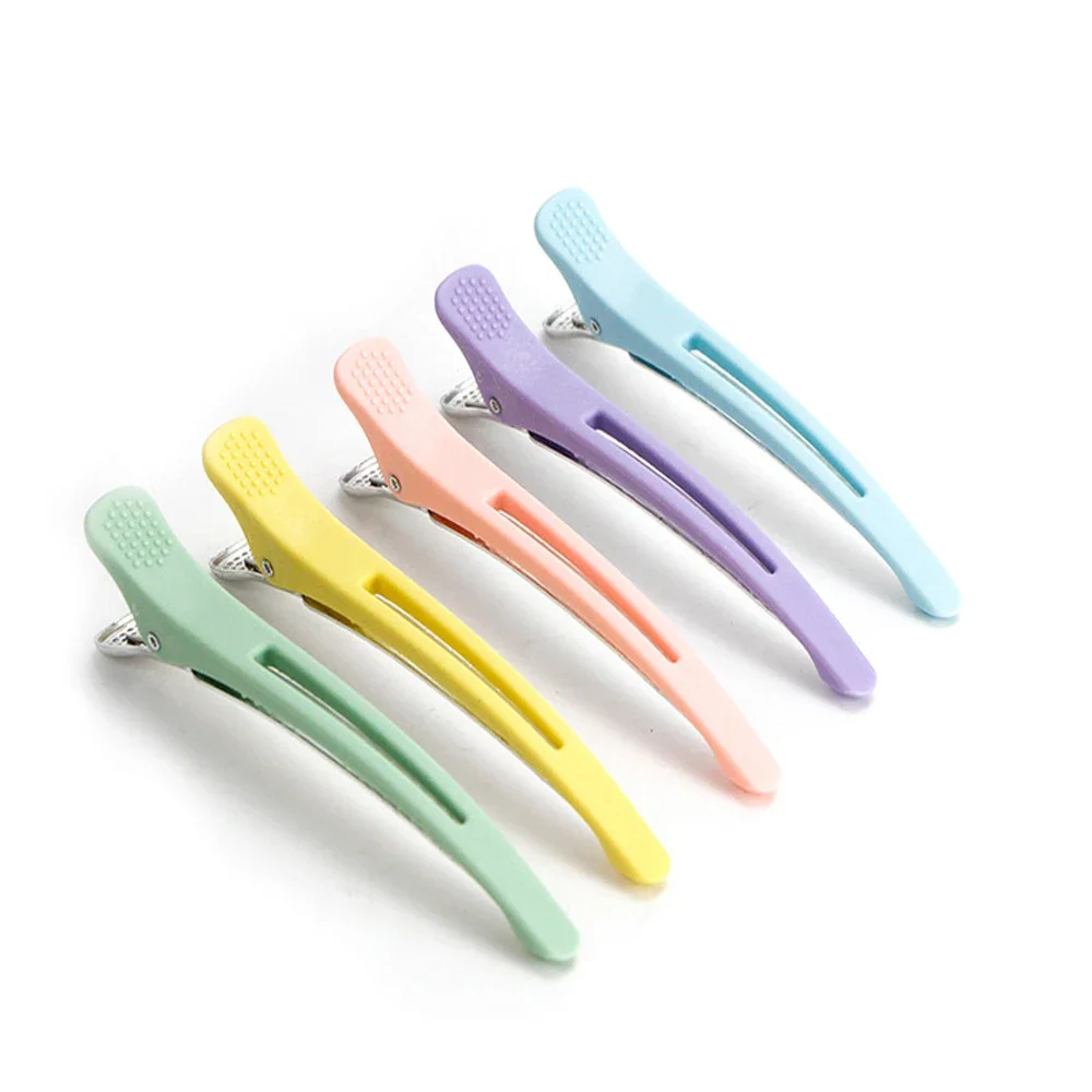 

6Pcs /5pcs/1pcs Hairdressing Clamps Women's Claws Section Clips Barber Crocodile Hairpin Salon Styling Tools Hair Accessories