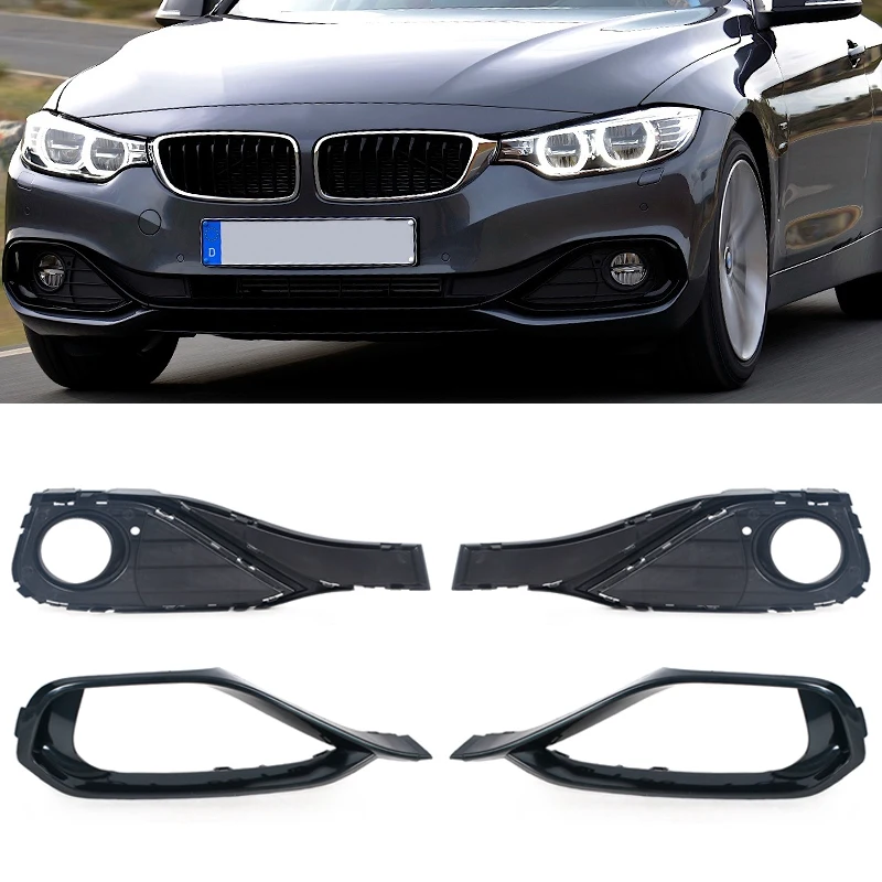 Nebelscheinwerfer-Gitterblende Links Rechts Für BMW 4er Serie F32 F33 F36 Sport Line 2014-2020 Nebellampenrahmen 51117294833 51117294834