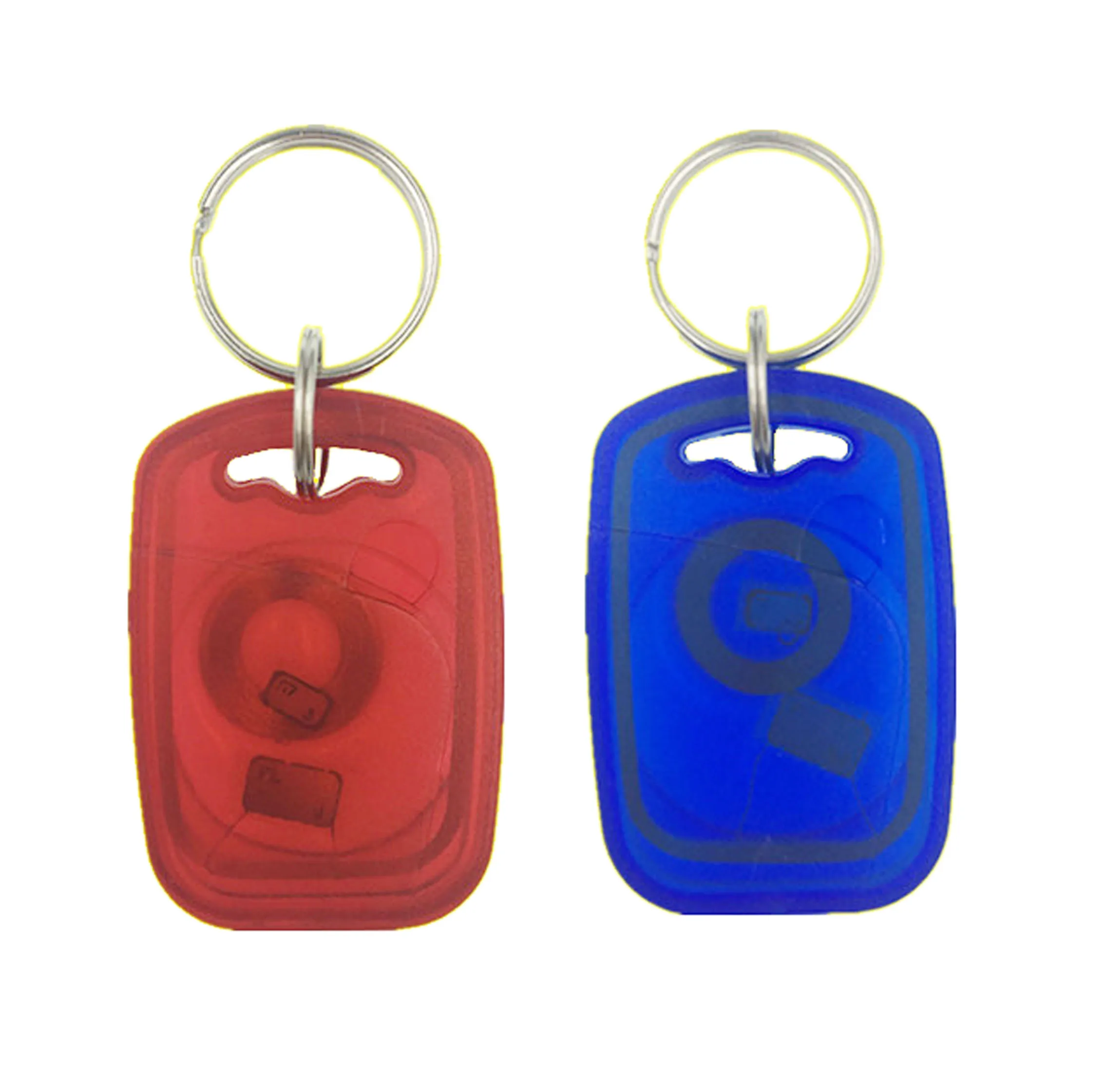 5/10pcs IC+ID UID Rewritable Composite Key Tags Keyfob Dual Chip Frequency RFID 125KHZ T5577 EM4305+13.56MHZ Changeable Writable