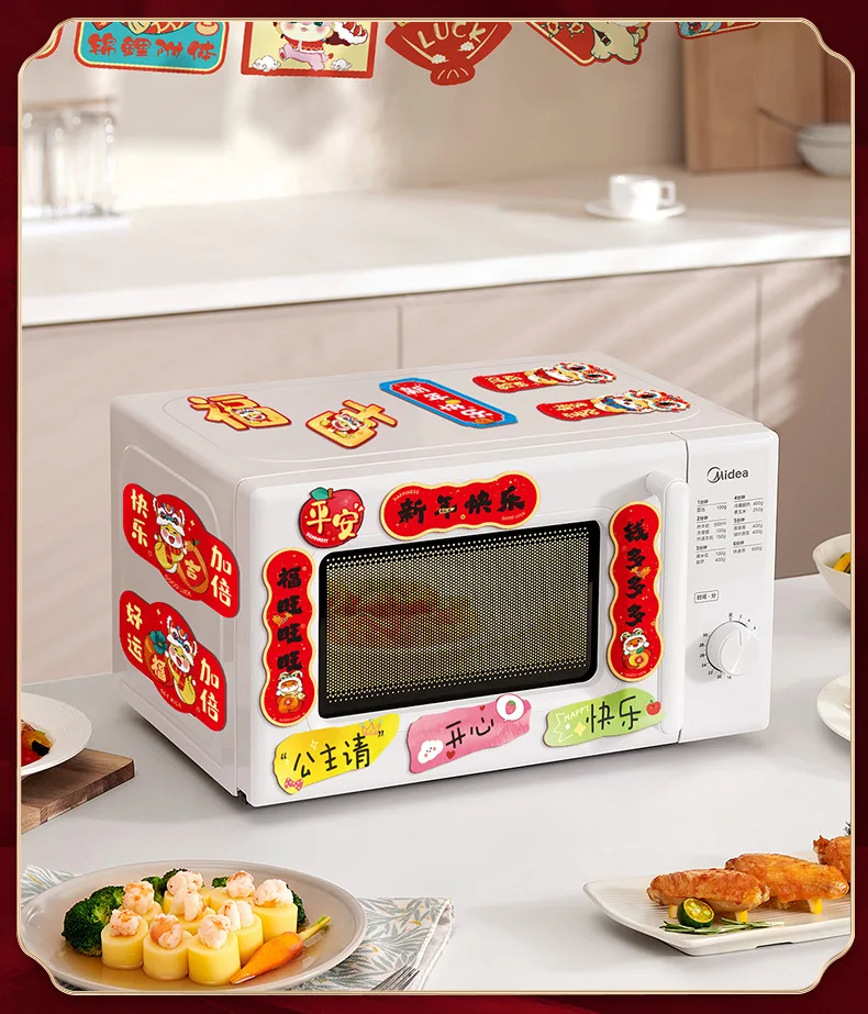 2026 السنة الصينية الجديدة مغناطيس الثلاجة التقليدية احتفالية إله الثروة مغناطيس الثلاجة الكرتون السنة الجديدة معلقة #4