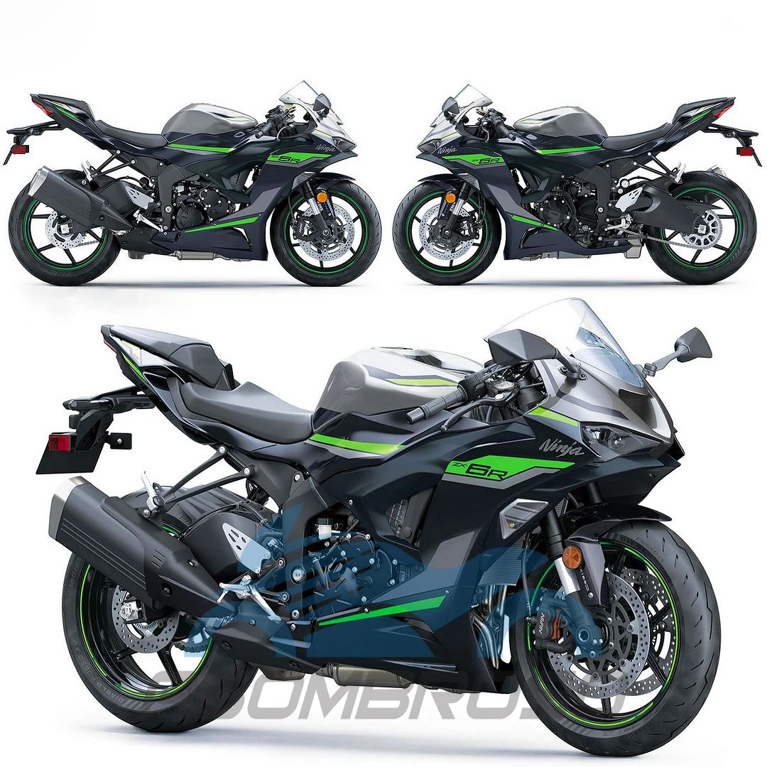 Cool Fairing Set ZX6R 2019 2020 2021 2022 2023 Motorcycle Aftermarket Fairings Kit Bodywork for Ninja ZX 6R