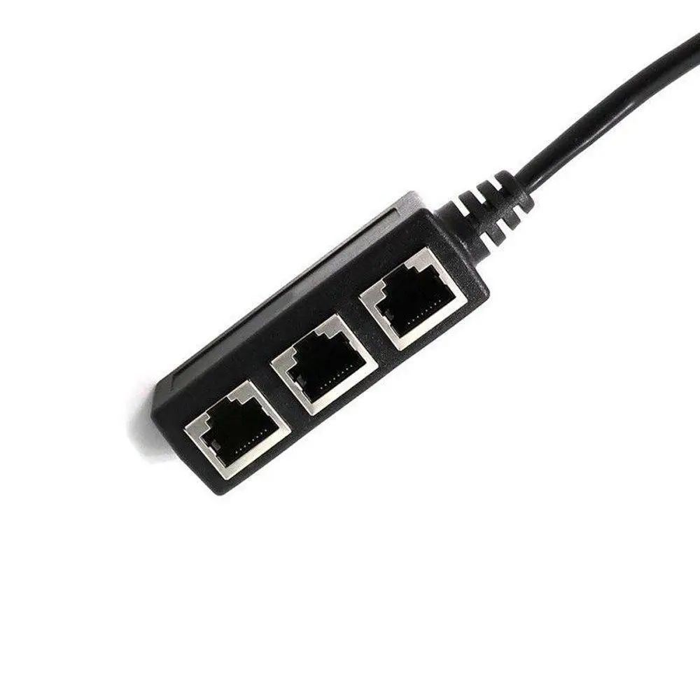 

Male to 2/3 Female LAN Ethernet for Networking Extension Network Connector Extender Adapter Cable RJ45 Splitter RJ45 Connector