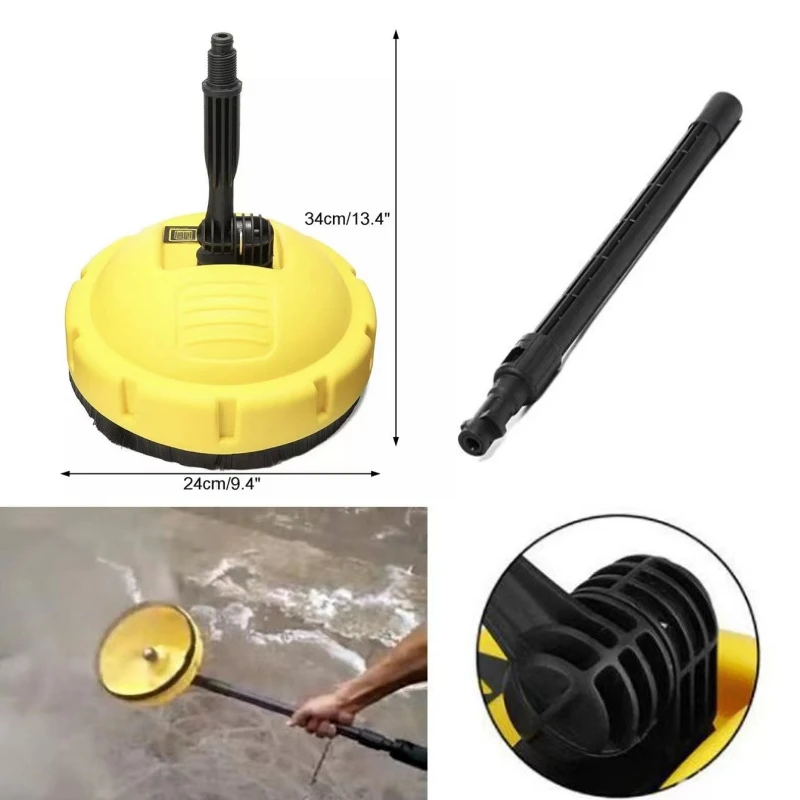 High Pressure Rotary Brush, Disc Floor Scrubber, Floor Scrubber, Cleaning Car Brush,  For Karcher K2~K7/Lavor Car Washing