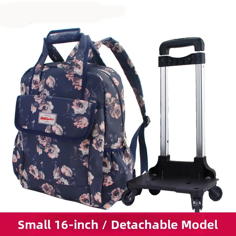 lightweight-canvas-handheld-luggage-bag-with-detachable-shoulder-strap-for-travel-short-or-long-distance-suitcase-with-pull-rod