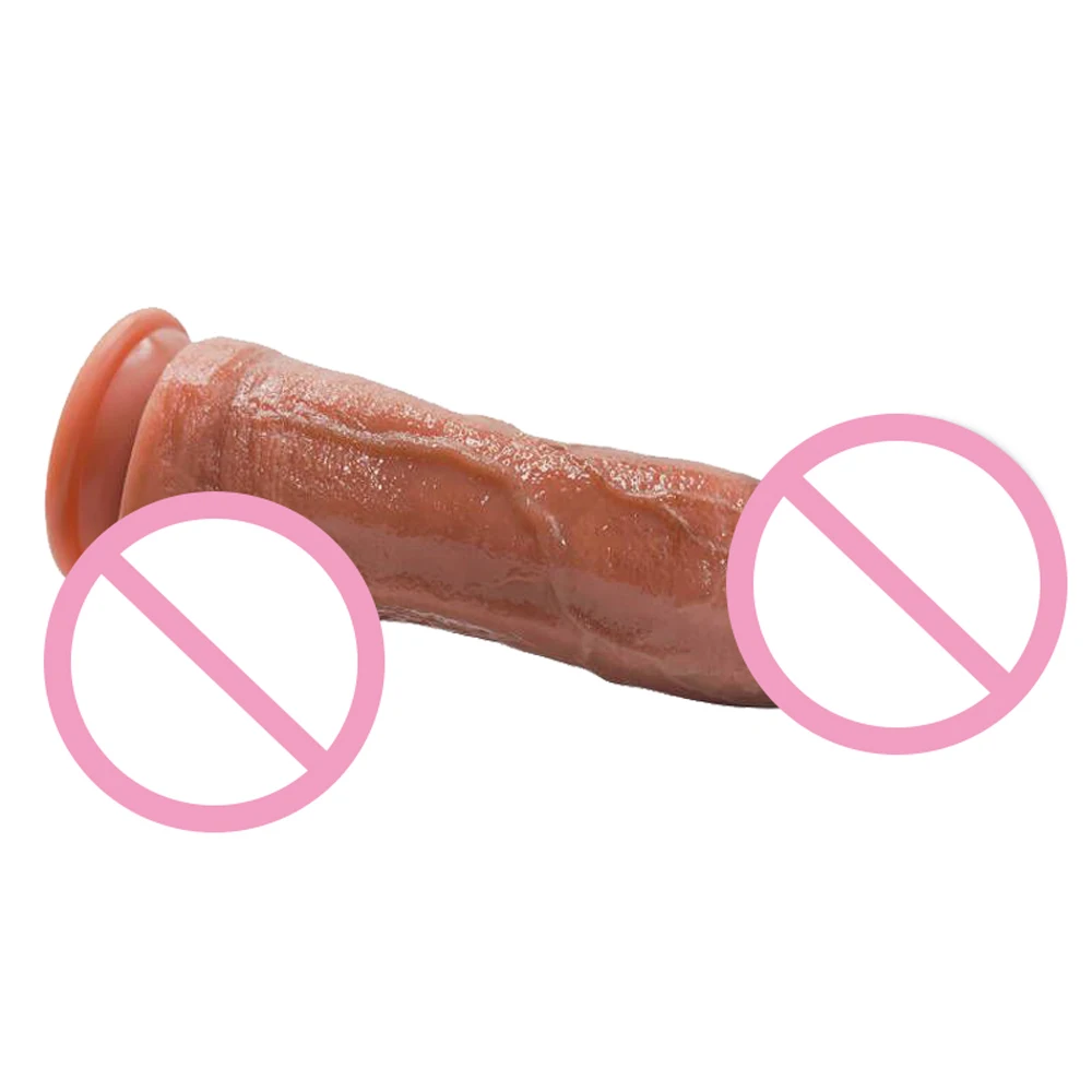 1pcs Realistic Double Silicone Soft Big Dildo Anal Vaginal Stimulation Strap on Big Penis Adult Vagina Massager Sex Toys For Wom