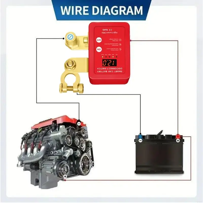 Automatic Battery Disconnector Switches for Motorhome Vehicles Marine Preventing Power Drain During Long Term Parking New