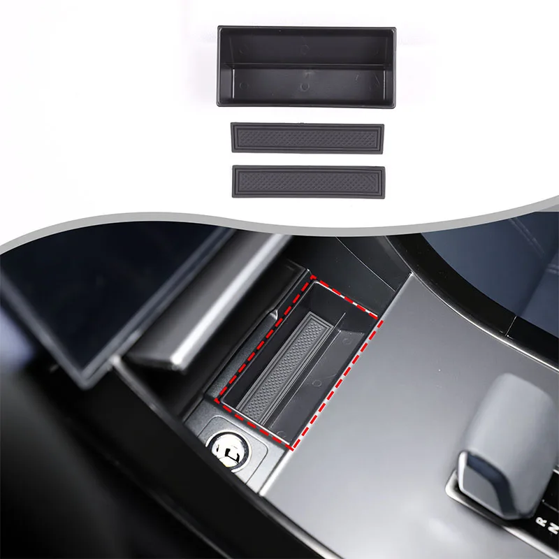 

Car Central Console Storage Box Organizer Container Tray For Land Rover Range Rover Velar 2024+ Interior Accessories