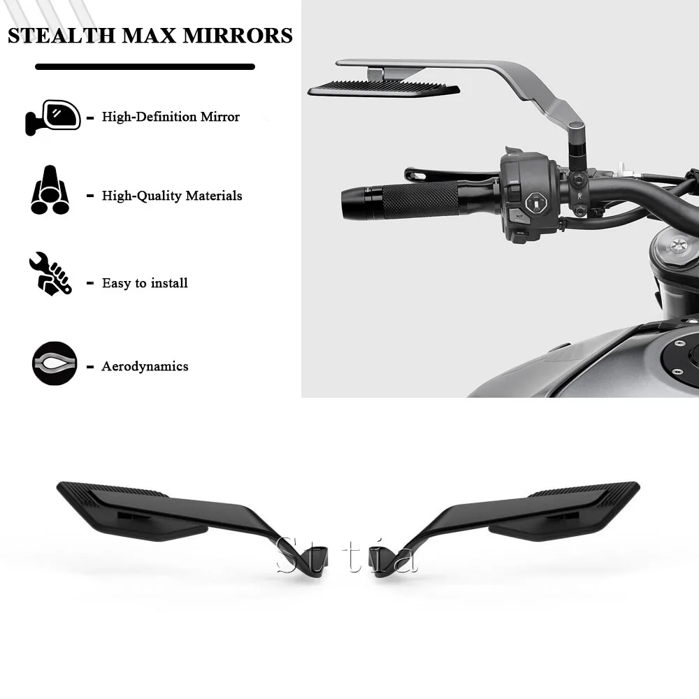 

CB650R 2025 новое мотоциклетное зеркало заднего вида, подходящее для Honda CB650 R 2019-2024 CB 650R, зеркало заднего вида с ветровым крылом, зеркала заднего вида