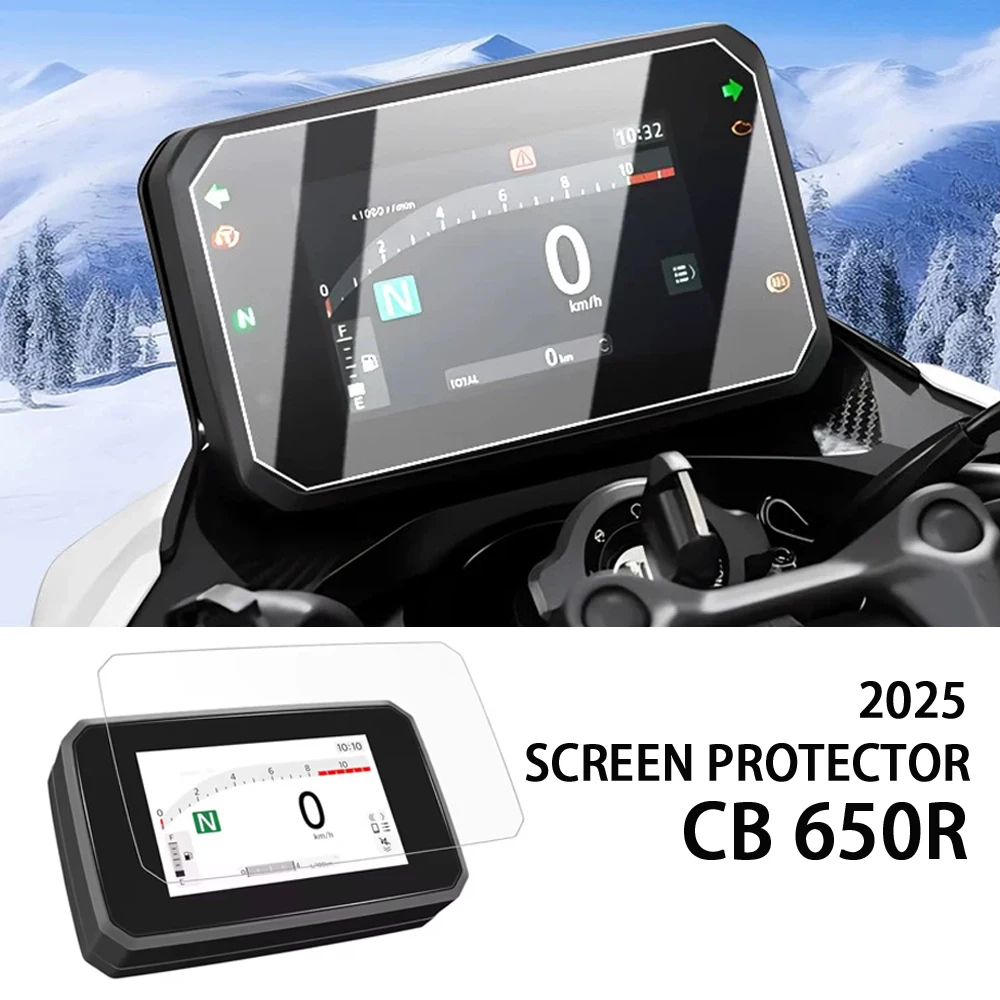 2025 CB 650R accesorios de motocicleta Scratch Cluster pantalla tablero protección instrumento película para Honda CB 650R 2024-2025