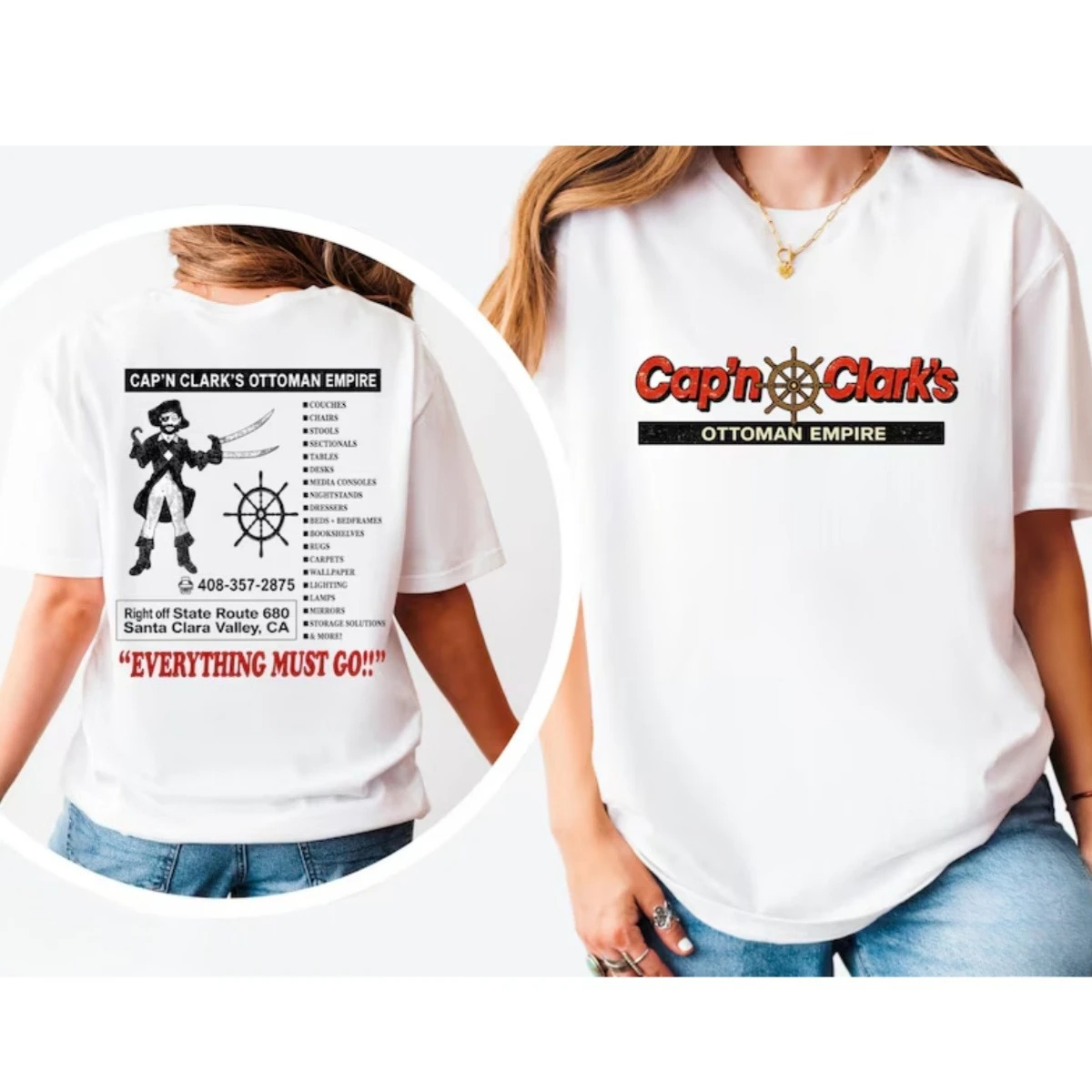 2026 Summer Cap’n Clark’s Ottoman Empire Shirt Everthing Must Go Unisex Shirt Trendy Shirt
