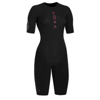 Roka-traje de Triatlón de manga corta para mujer, traje de baño para triatlón, equipo profesional de ciclismo de montaña, equipo de carrera de velocidad, Verano