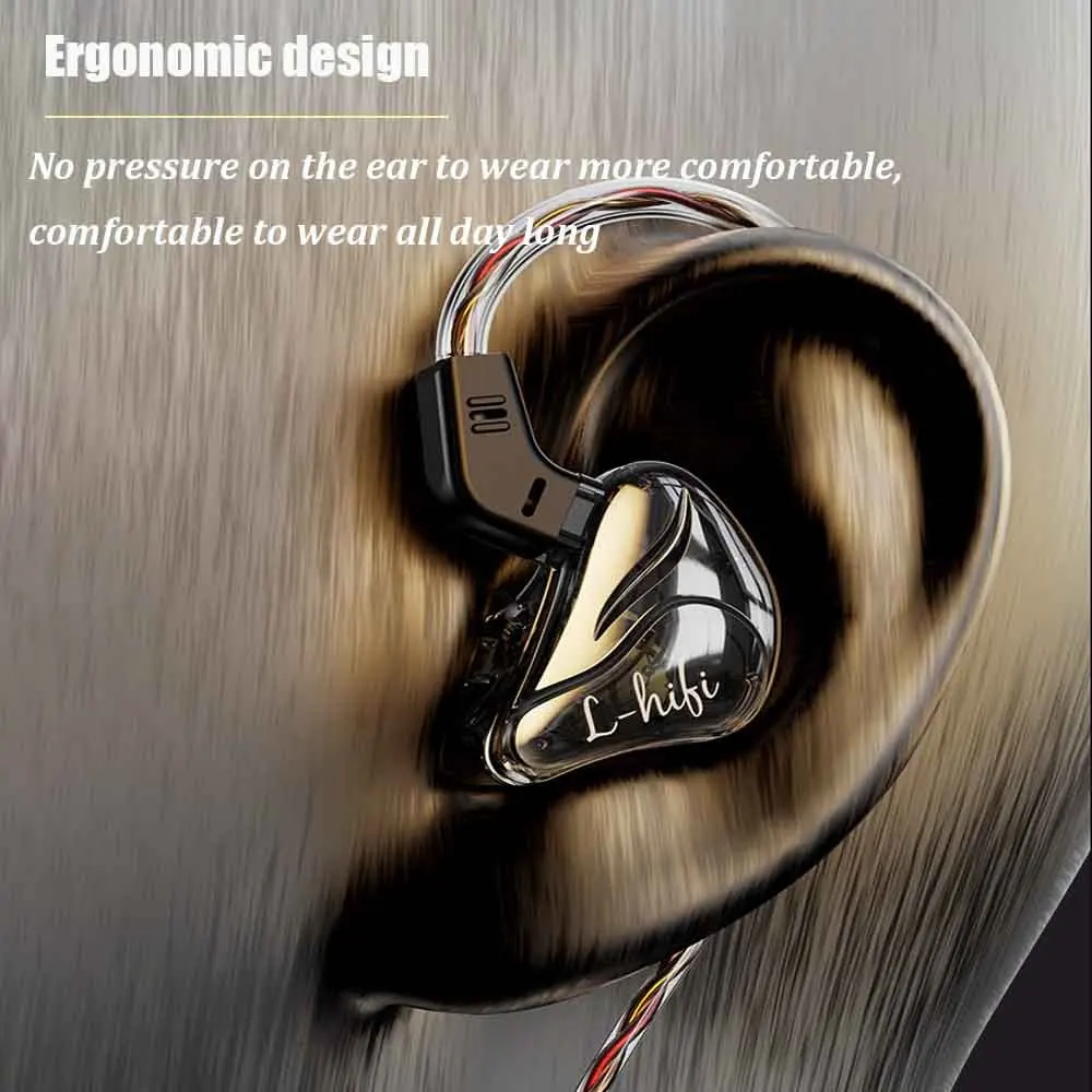QKZ Type C&3.5mm Wired Earphones HiFi Sounds In Ear Monitor Earbuds Noise reduction Headphones Sports Gamer Headsets for Samsung